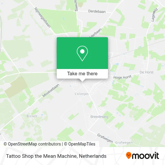 Tattoo Shop the Mean Machine map