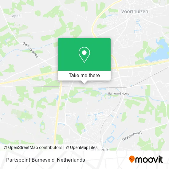 Partspoint Barneveld map
