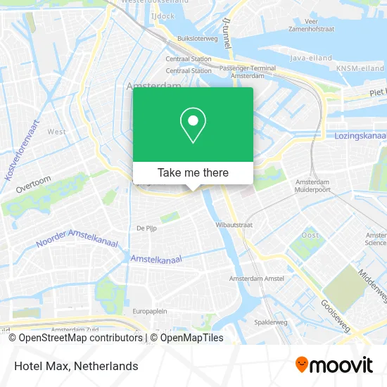 Hotel Max map