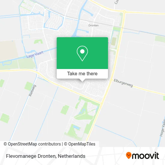 Flevomanege Dronten map