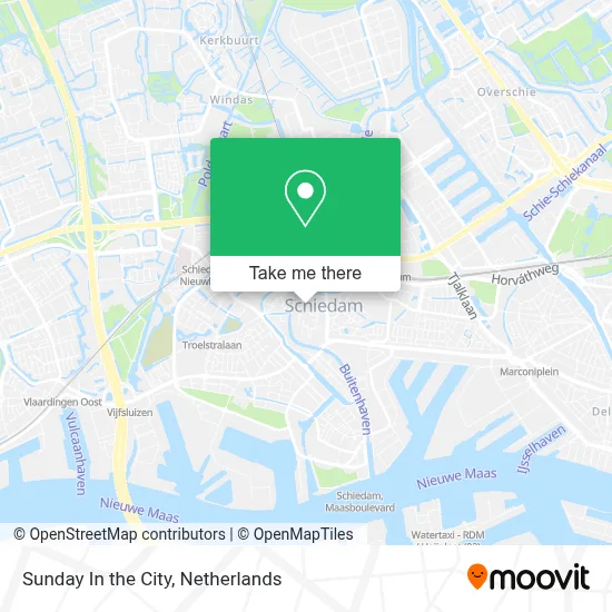 Sunday In the City map