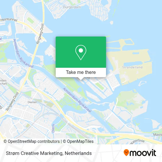 Strøm Creative Marketing map