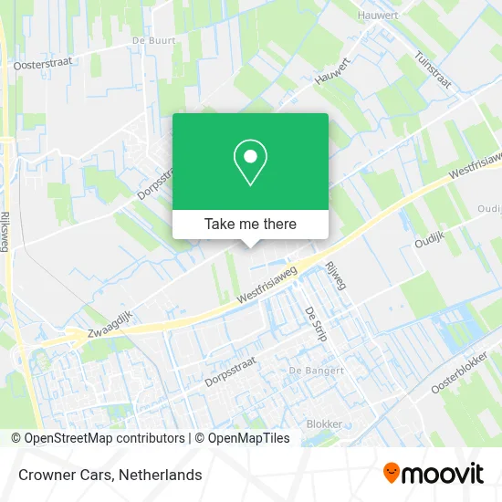 Crowner Cars Karte