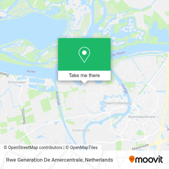 Rwe Generation De Amercentrale map