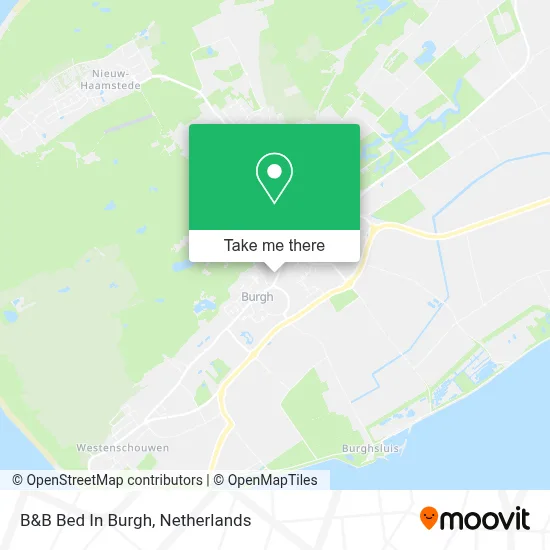B&B Bed In Burgh map