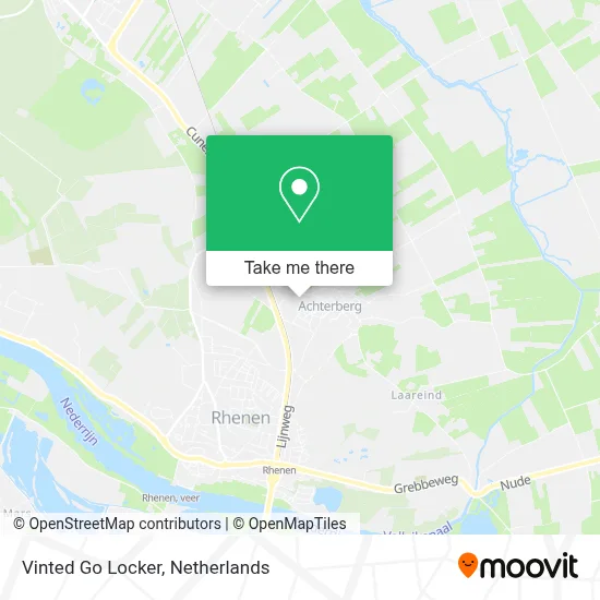 Vinted Go Locker map