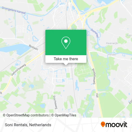 Soni Rentals map