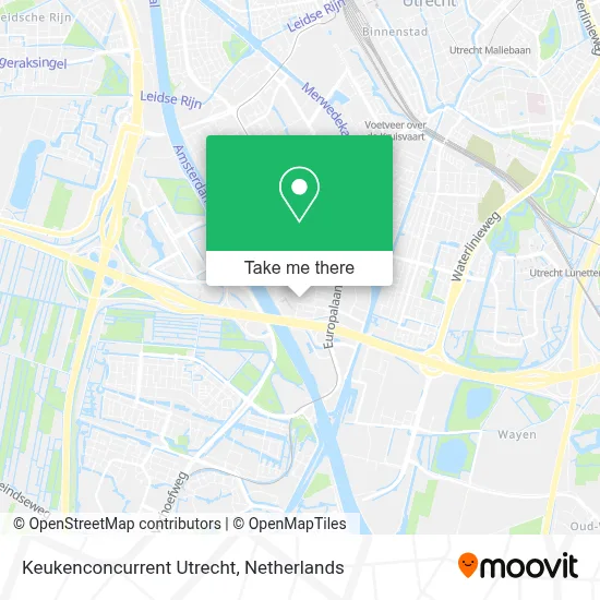 Keukenconcurrent Utrecht map