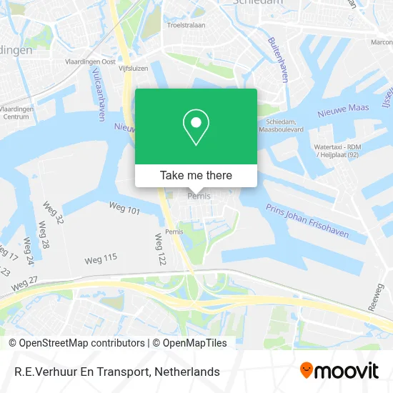 R.E.Verhuur En Transport map