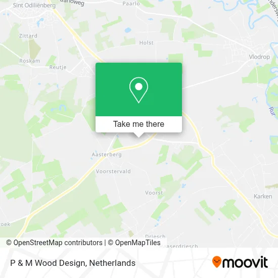 P & M Wood Design map
