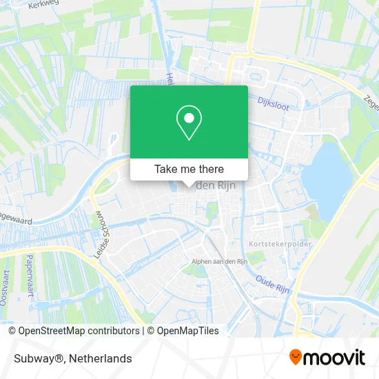 Subway® map