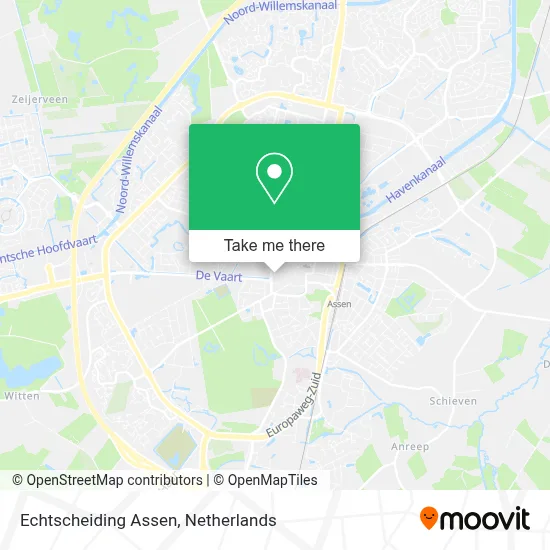 Echtscheiding Assen map