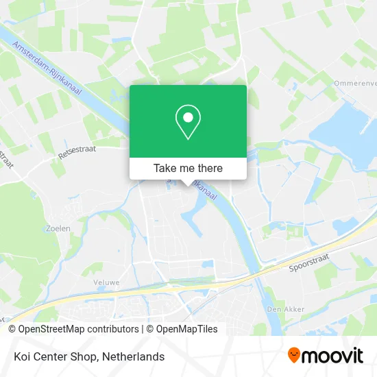 Koi Center Shop map