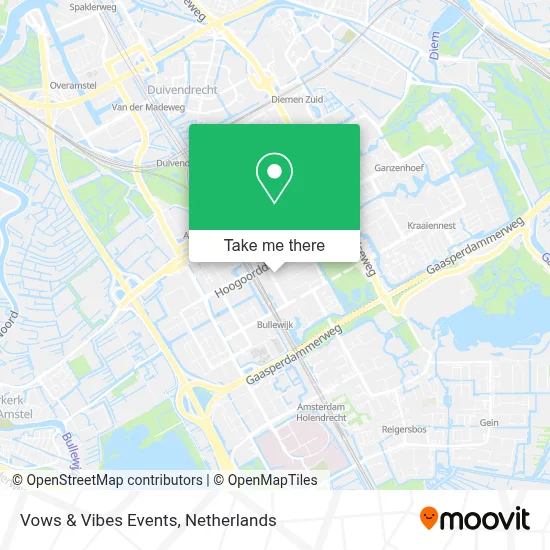 Vows & Vibes Events map