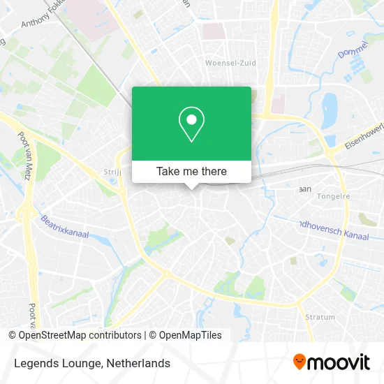 Legends Lounge map