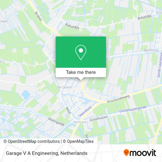 Garage V A Engineering map