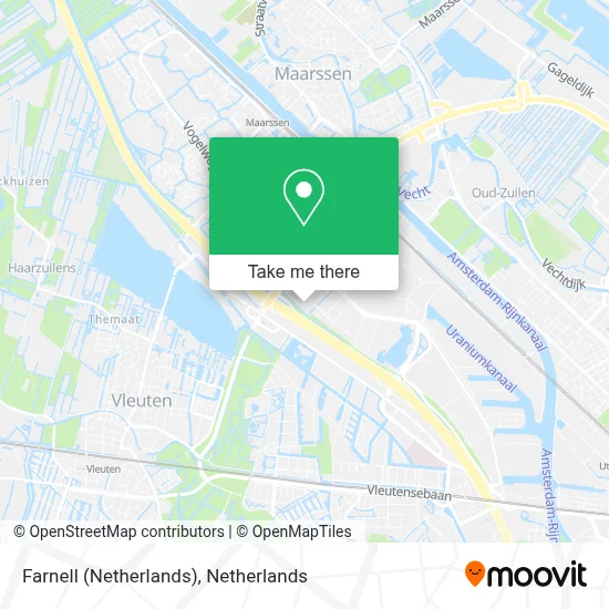 Farnell (Netherlands) map