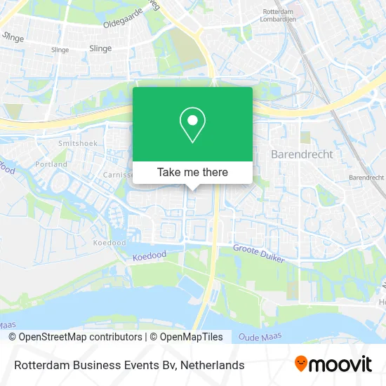 Rotterdam Business Events Bv map