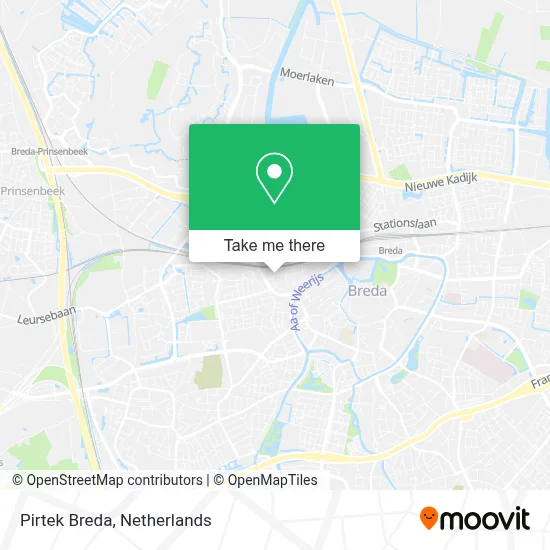 Pirtek Breda map