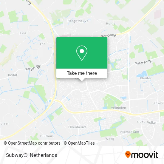Subway® map