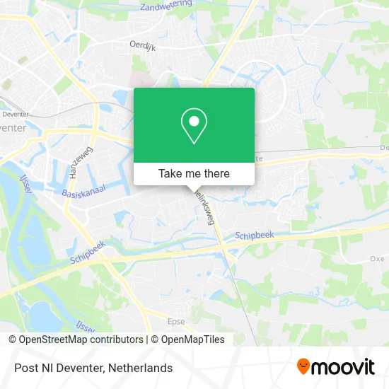 Post Nl Deventer map