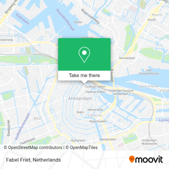 Fabel Friet map