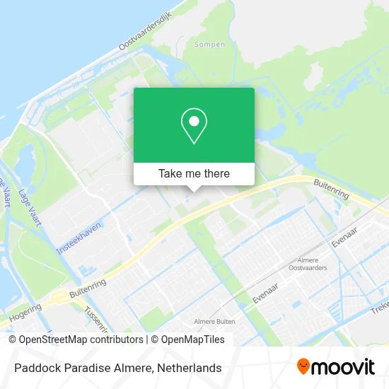 Paddock Paradise Almere map