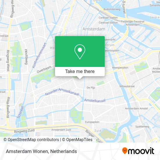 Amsterdam Wonen map