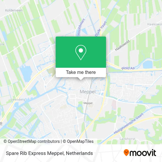 Spare Rib Express Meppel map