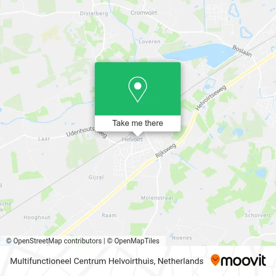 Multifunctioneel Centrum Helvoirthuis Karte