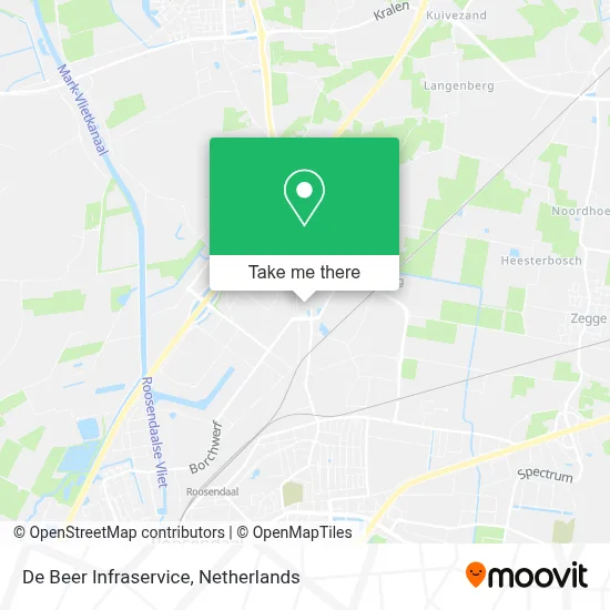 De Beer Infraservice map