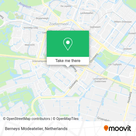 Berneys Modeatelier map