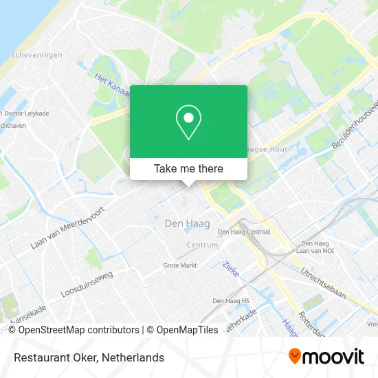 Restaurant Oker map