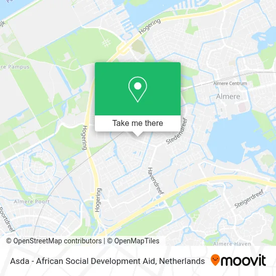Asda - African Social Development Aid Karte