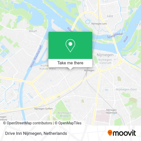 Drive Inn Nijmegen map