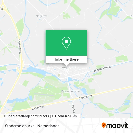 Stadsmolen Axel map