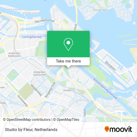 Studio by Fleur map