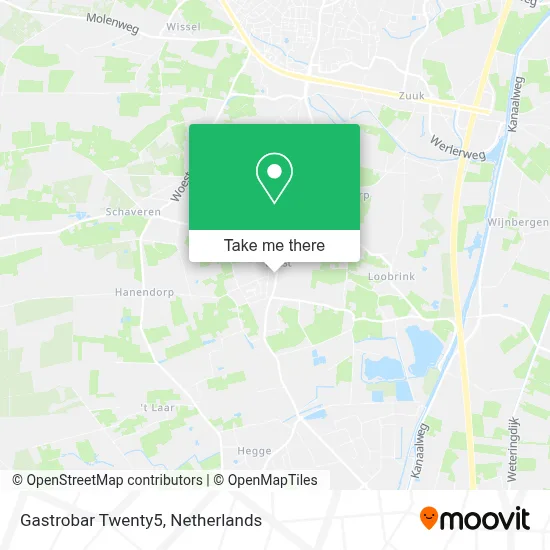 Gastrobar Twenty5 map