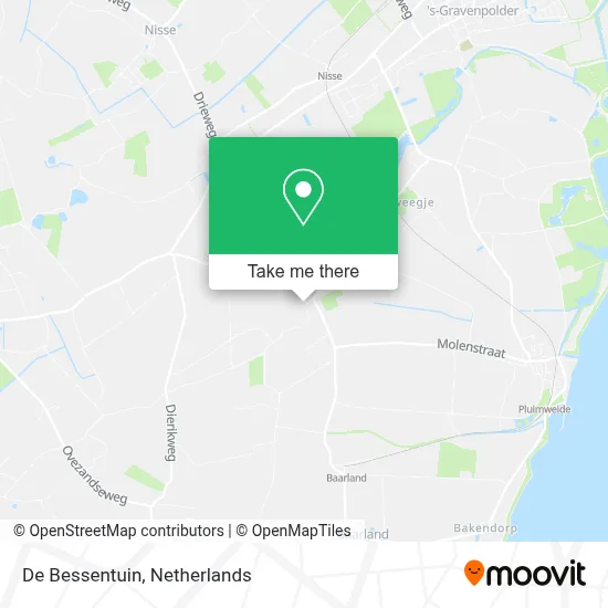 De Bessentuin map