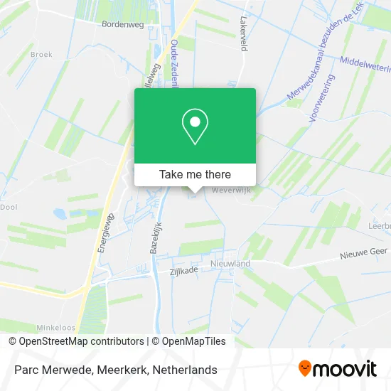 Parc Merwede, Meerkerk map