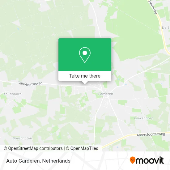 Auto Garderen map