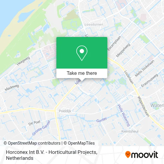 Horconex Int B.V. - Horticultural Projects map