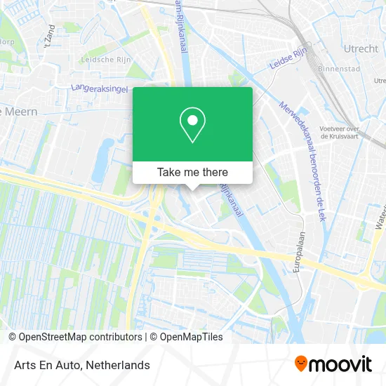 Arts En Auto map