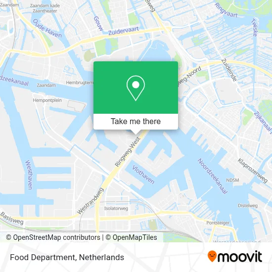 Food Department map
