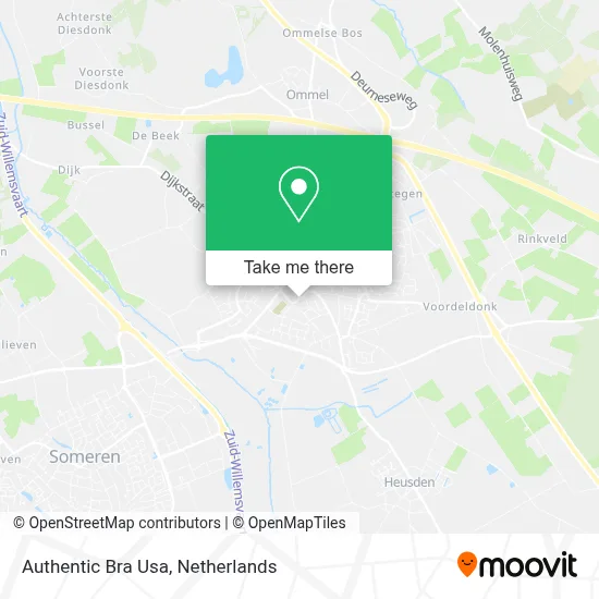 Authentic Bra Usa map