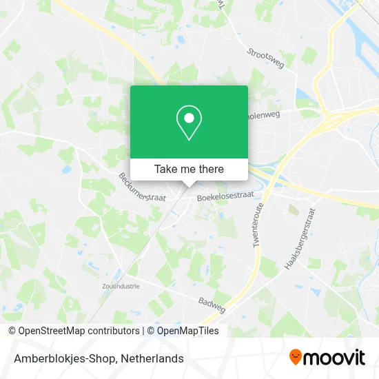 Amberblokjes-Shop map