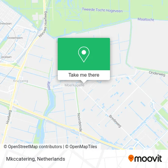 Mkccatering map