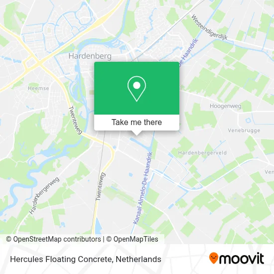 Hercules Floating Concrete map