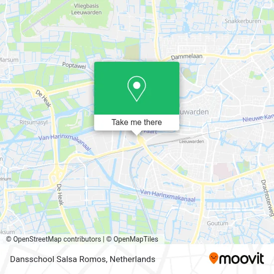 Dansschool Salsa Romos map