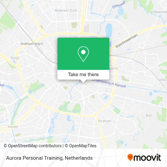 Aurora Personal Training map